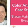 Color Analysis Case Study - Brown Hair, Hazel Eyes with Gold and Green