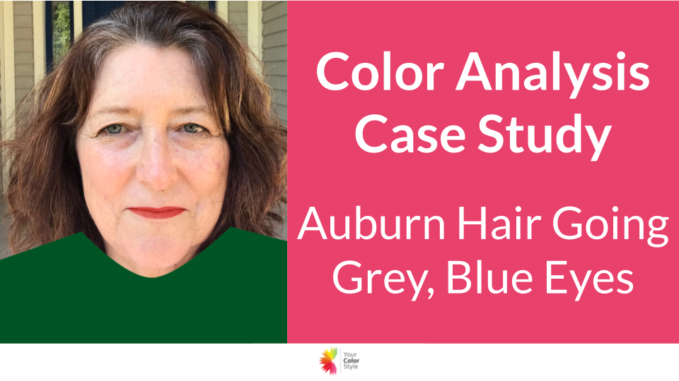 Color Analysis - Auburn Hair Going Grey - How will my colors change?