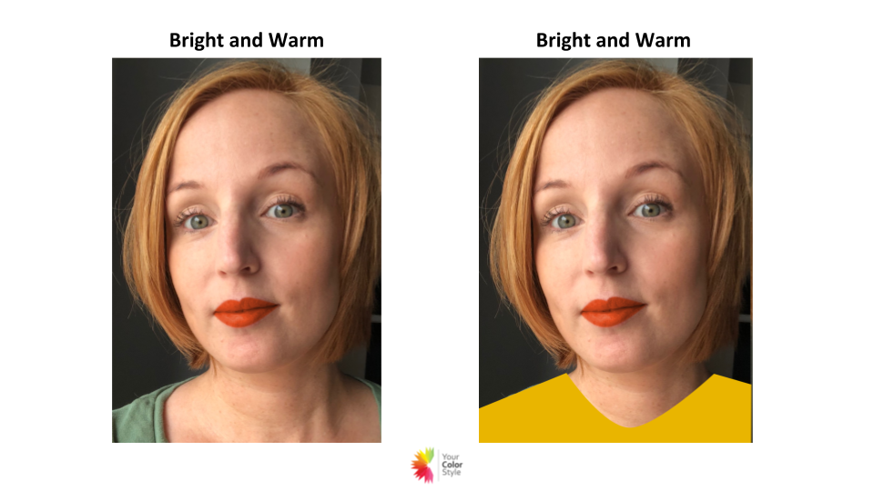 Color Analysis Case Study - Red Hair, Green Eyes