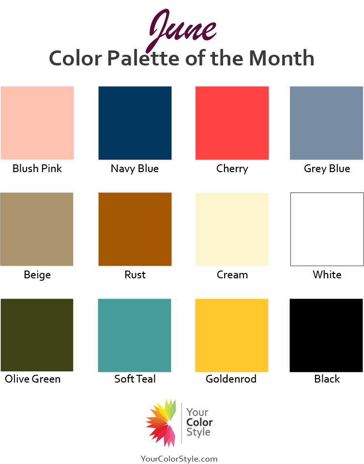 Color Palette of the Month - June