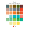 July Color Palette of the Month - 2021