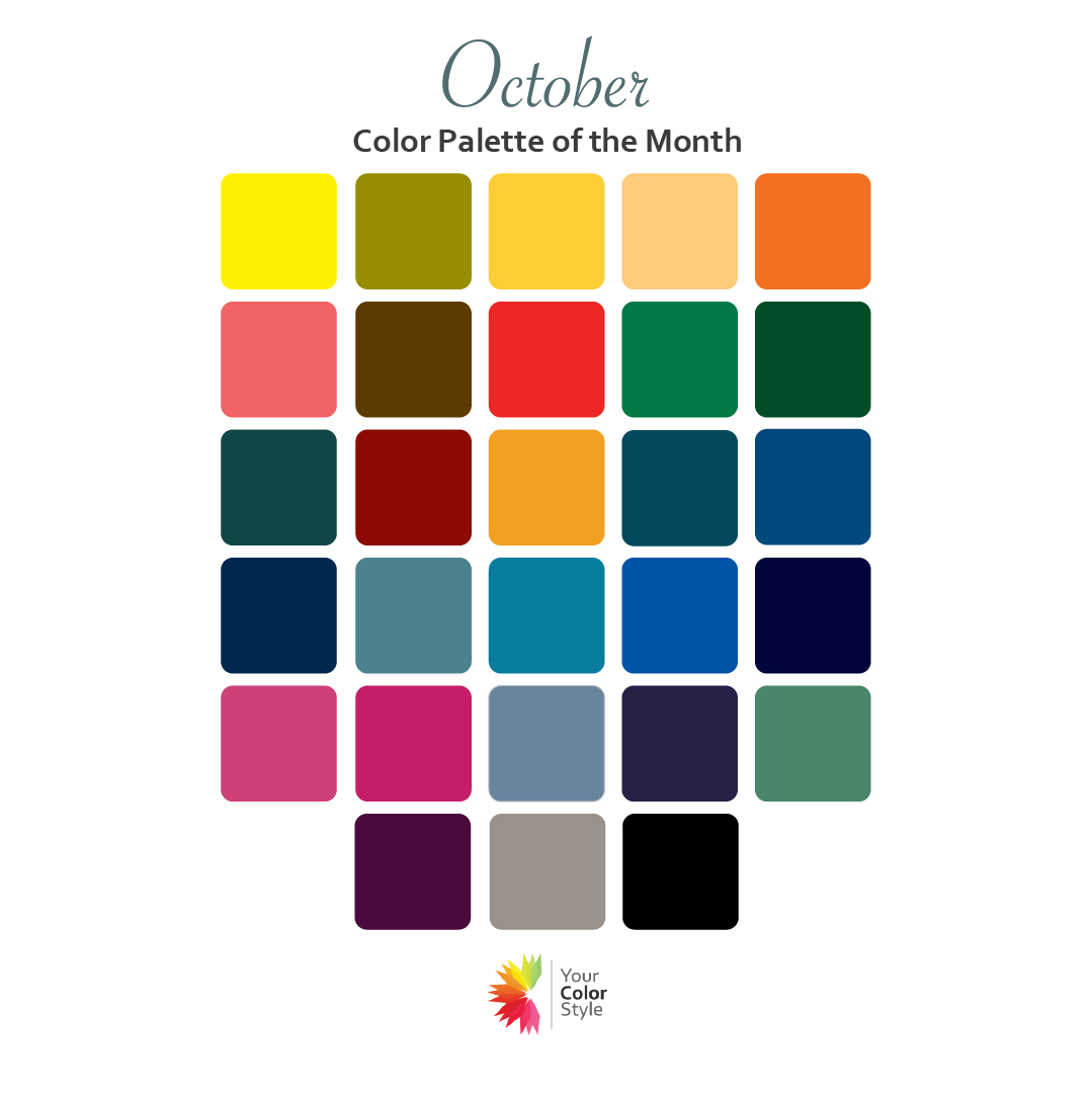 October: Color Palette of the Month