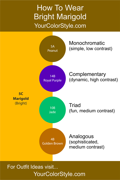 How To Wear Bright Marigold