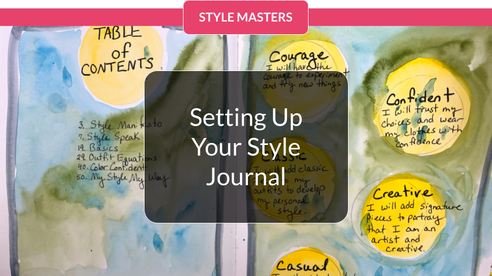 Setting Up Your Style Journal