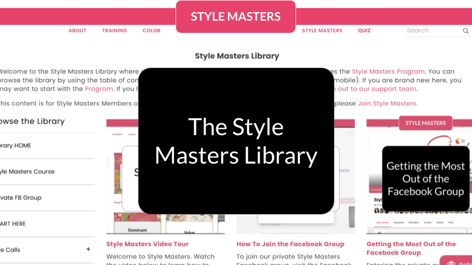 The Style Masters Library