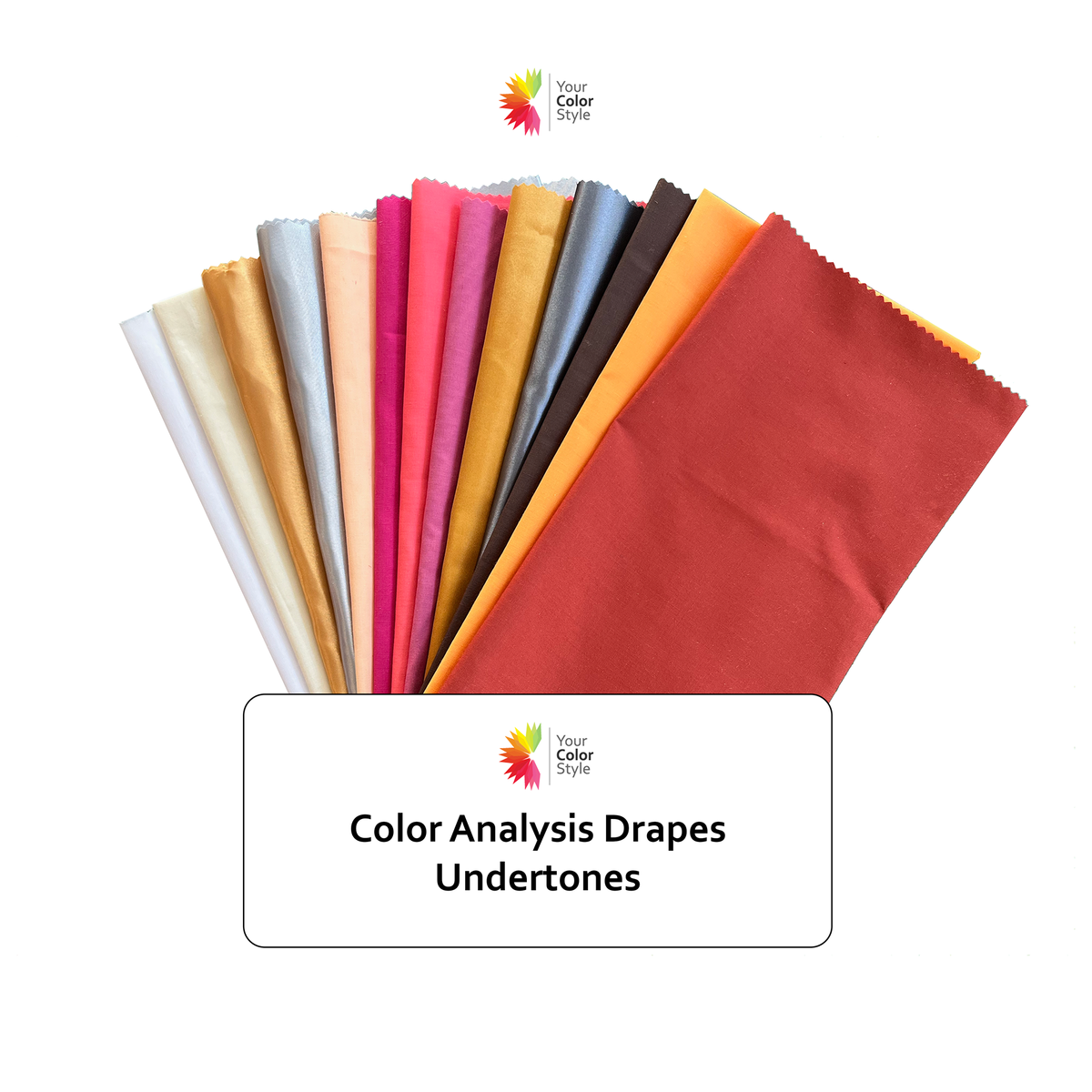 Color Drape How To Find Your Undertones with Our Color Analysis Drapes Set