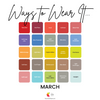 Ways to Wear the March Color Palette of the Month