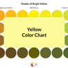 The Full Color Chart of Yellow