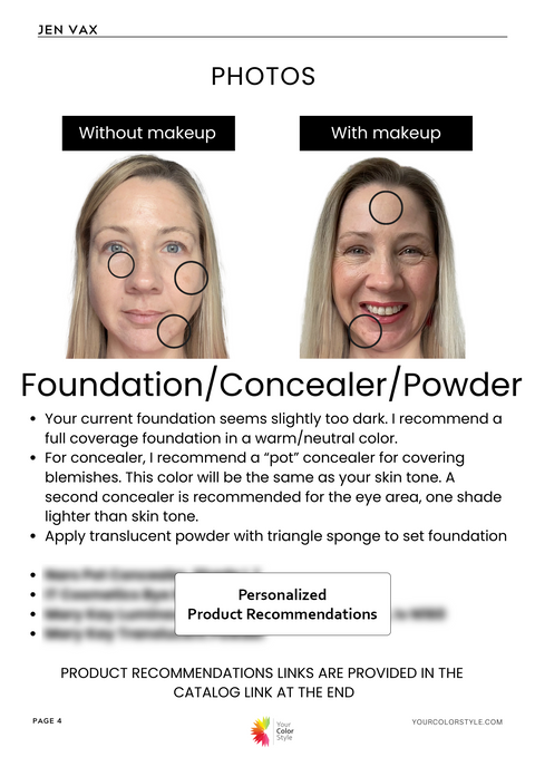 Makeup Analysis