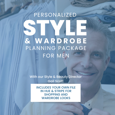 Personalized Style & Wardrobe Planning Package For Men