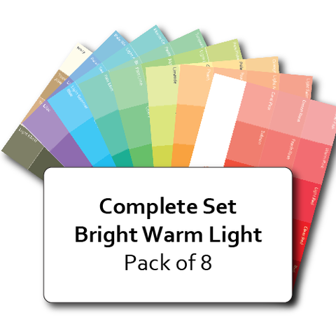 Complete Set of Bright Warm Light Postcard Prints