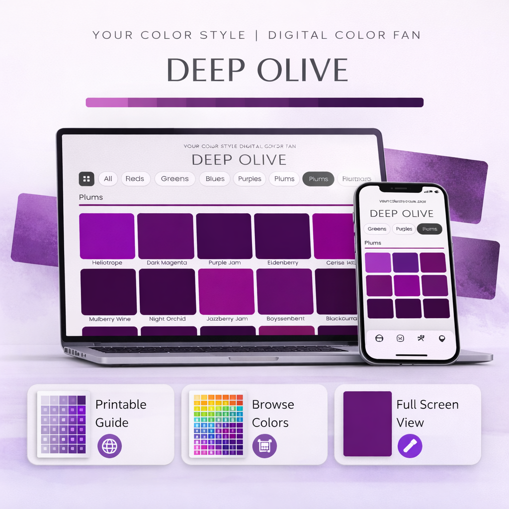 Olive Skin Tone Digital Color Palette | Your Color Style