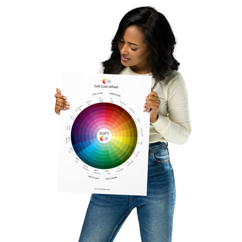 Soft Color Wheel Poster