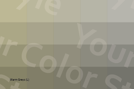 Light Warm Greys - Color Palette Postcard