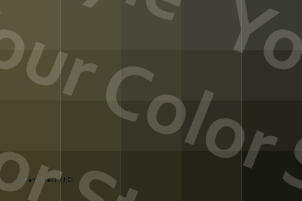 Medium to Deep Warm Greys - Color Palette Postcard