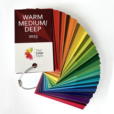 Warm Medium to Deep Color Fan