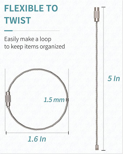 Cable ring twist lock specs